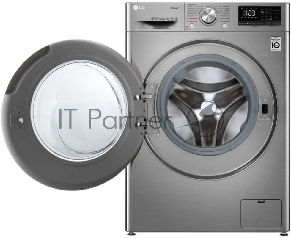 Стиральная машина LG F2V5HS2S класс: A загр.фронтальная макс.:7кг темно-серебристый