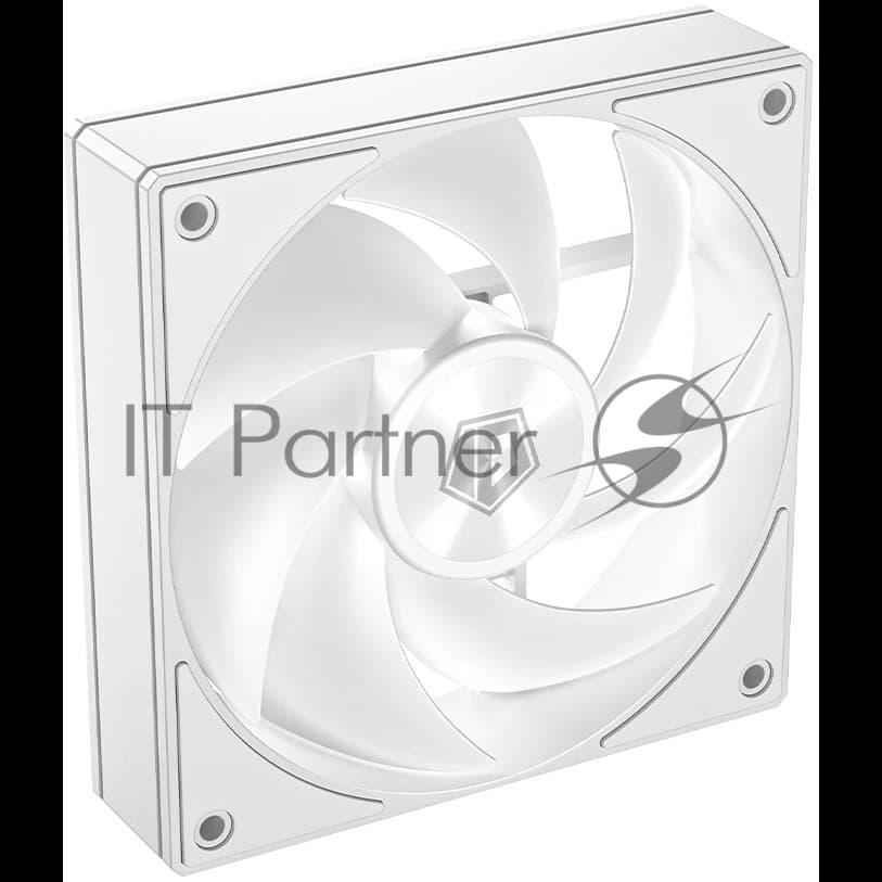Вентилятор для корпуса ID-COOLING AF-1230-W белый, 120 мм, 2000 об/мин, 31.1 дБ, 4 pin