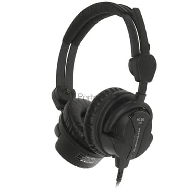 Проводные наушники Sennheiser HD 26 Pro черный, накладные, Jack 3.5/6.3 мм, складная чашка