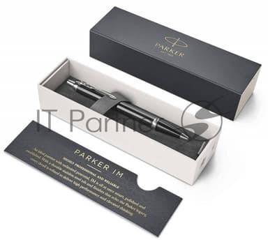 Ручка шариковая Parker IM Core K321 (1931665) Black CT M синие чернила подар.кор.