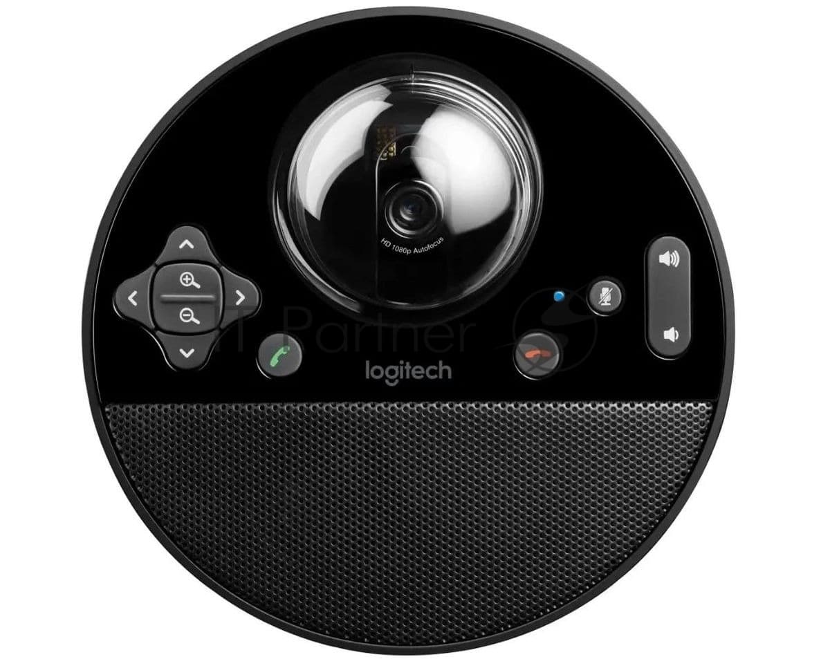 Веб-камера Logitech Conference Cam ВСС950 черный 3Mpix (1920x1080) USB2.0 с микрофоном (960-001005)