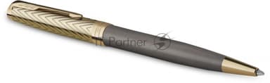 Ручка шариковая Parker Sonnet Pioneers K542 (2201051) Arrow Grey GT, M, черные чернила, подарочная коробка