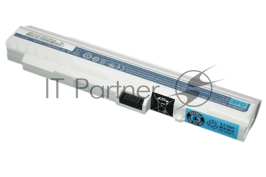 Аккумуляторная батарея для ноутбука Acer Aspire One ZG-5 D150 A110 A150 531h 11.1V 5200mAh OEM белая