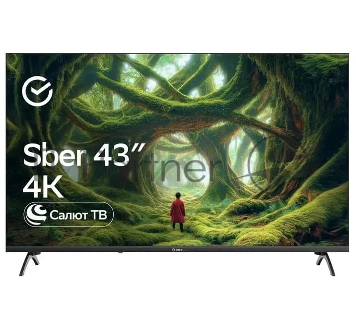 Телевизор SBER 43" SDX-43U5500DBA, 4K UltraHD, 3840x2160 Smart TV