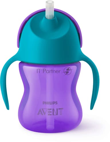 Чашка с трубочкой 200мл, 9 мес+, для девочки Philips SCF796/02