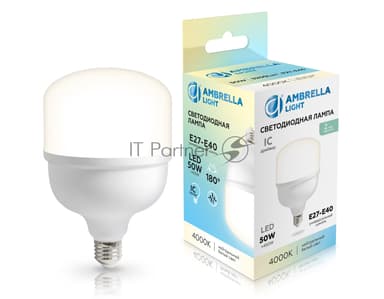 Лампа светодиодная Ambrella light 1205004 LED T120 50W IC E27-E40 4000K 175-265V