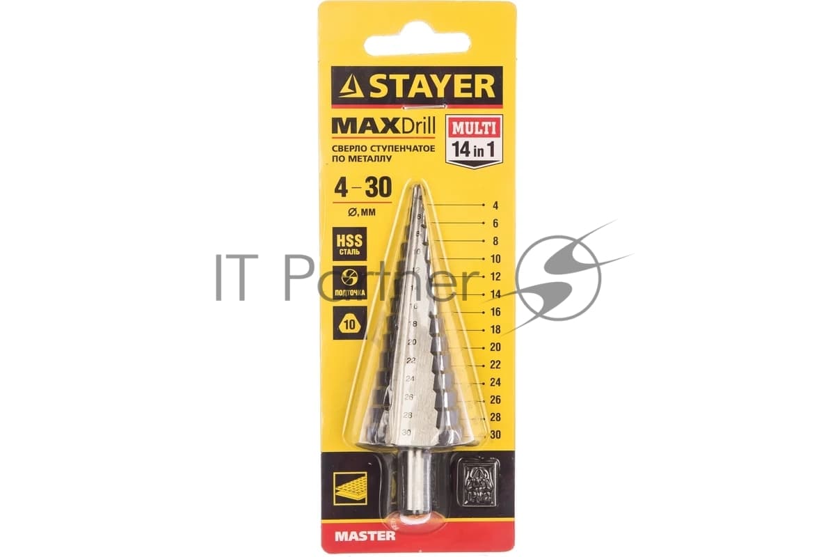 Сверло Stayer 29660-4-30-14 по металлу для дрелей/перфораторов