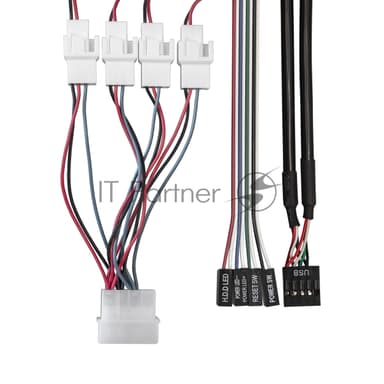 Серверный корпус ExeGate Pro 1U550-04 (RM 19", высота 1U, глубина 550, БП 1U-800ADS, USB)