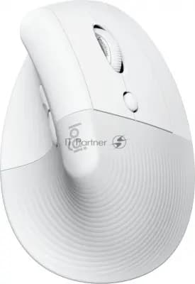 Мышь беспроводная Logitech Lift белый/серый, 4000 dpi, радиоканал, USB, кнопки - 6