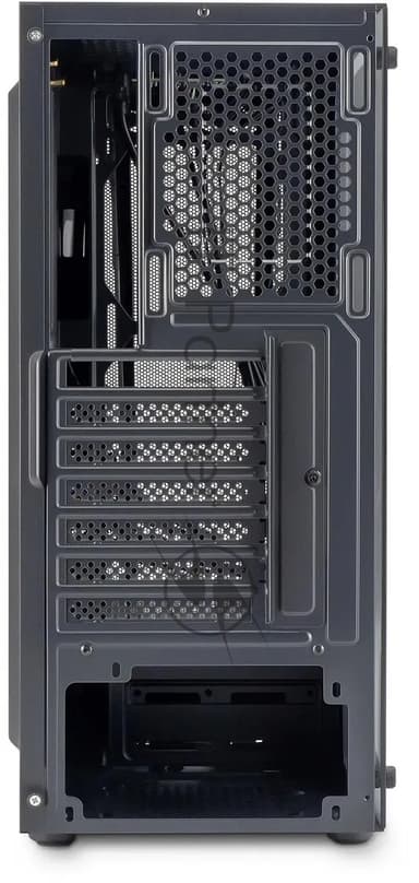 Компьютерный корпус Оклик OCC-MD302 черный без БП ATX 6x120мм 2xUSB 2.0 1xUSB 3.0 audio bott PSU