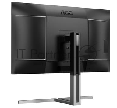 Монитор 31.5" AOC U32U3CV IPS 3840x2160, 60 Гц, 4 мс, 16:9, 400 кд/м², 2xHDMI 2.0, DP 1.4, USB-C, 3.5 Jack, USB Hub (4x USB 3.2), динамики (2x3 Вт), HDR10, Adaptive-Sync, черный