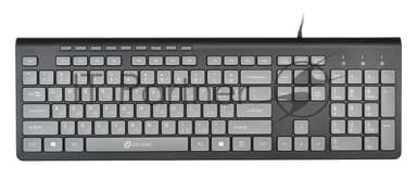 Клавиатура Oklick 480M проводная, USB, черный/серый