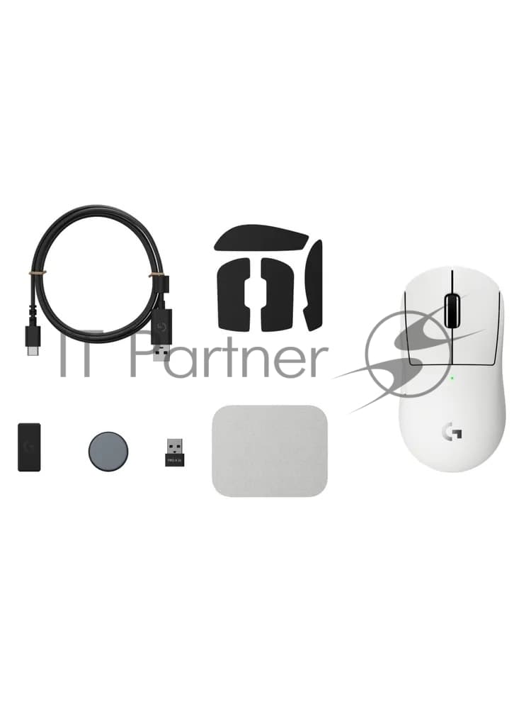 Мышь игровая беспроводная Logitech G PRO X Superlight 2C White (910-007542)