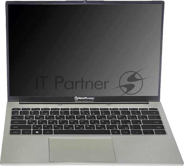 Ноутбук Kraftway KraftBook 14" OLED (1920x1200) IPS 400cd,Core i5-1235U,8Gb DDR4-3200,256Gb SSD(2),Wi-Fi 6+BT,Metal case,web,2хUSB,2xUSB-C,HDMI,RJ45,1.45kg,Grey,noOS, 1г МИНПРОМТОРГ (МПТ)