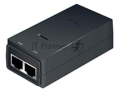 Сетевое оборудование UBIQUITI POE-24-12W(EU) блок питания с PoE, 220 VAC -> 24VDC, 0,5A - для абонентов