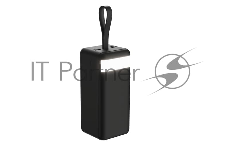 Портативный аккумулятор OLMIO M-50, 50000mAh, 22.5W, QuickCharge3.0/PowerDelivery, LCD, фонарик, черный
