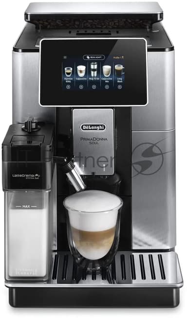 Кофемашина автоматическая DeLonghi ECAM610.75.MB черный/серебристый, исп. кофе - молотый/зерновой, 2.2 л, 1450 Вт, 19 Бар