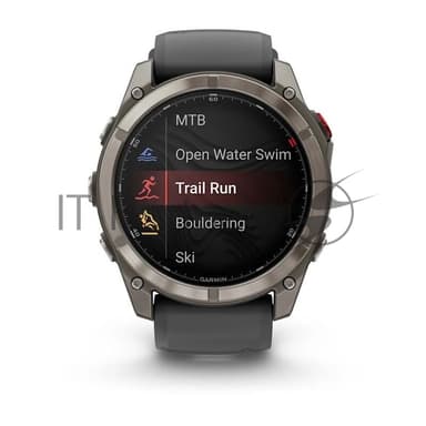 Умные часы Garmin Fenix 8 Pro 51mm AMOLED, 1.4" AMOLED, ANT+, Bluetooth, Wi-Fi, NFC, 10 ATM, серебристый / желтый