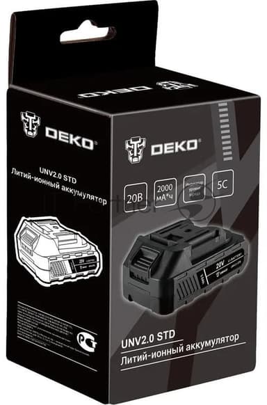 Батарея аккумуляторная Deko UNV2.0 STD 20В 063-4492