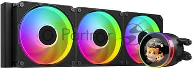 Система водяного охлаждения ID-Cooling SL360 V2 ARGB черный, алюминий/медь, 2500 об/мин, 31 дБ, 4 pin, 350 Вт