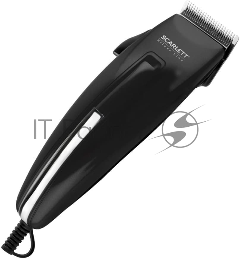 Машинка для стрижки волос Scarlett SC-HC63C11 (Silver Line)Мощность, Вт: 15; Насадки: 4 съемных гребня на 3, 6, 9, 12 мм; Питание: Сеть; Материал лезвия: нержавеющая сталь; Длина стрижки, мм: 3-12; Щетка для чистки машинки: Да; Масленка для машинки: Да; Удобная петелька для подвешивания: Да; Длина электрошнура, м: 1.7; Черный;
