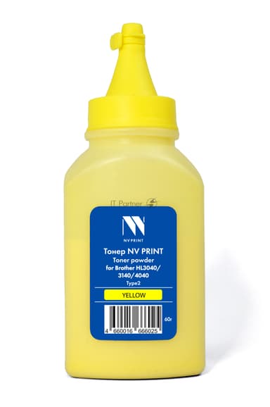 Тонер NVPrint для Brother HL3040/3140/4040 Type2 (60г) Yellow совместимый