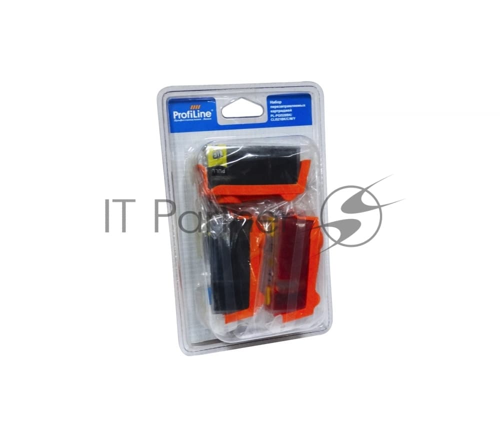 Перезаправляемые картриджи PGI 520/521 для принтеров Canon Pixma MP540/550/560/620/630/640/980/990/MX860/MX870/Pixma IP3600/IP4600/IP4700 водн заправл. 5 шт Black 19 мл Color 4*9,2 мл с чипом ProfiLine