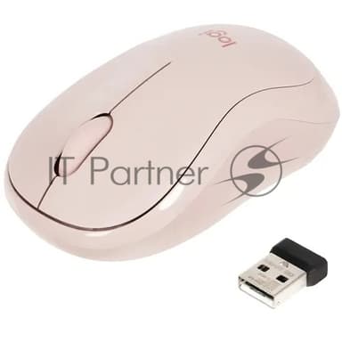 Мышь беспроводная Logitech M221 розовый, 1000 dpi, радиоканал, USB, кнопки - 3