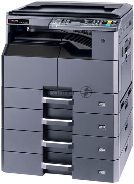 МФУ лазерное Kyocera TASKalfa 2020 (P/S/C, черно-белая печать, А3, 20 стр/мин, 600 x 600 dpi, duplex, 256 МБ, USB, старт.тонер - да, 3.000, ориг.тонер TK-4140~16.000 , альт. 1102ZR3NL0)