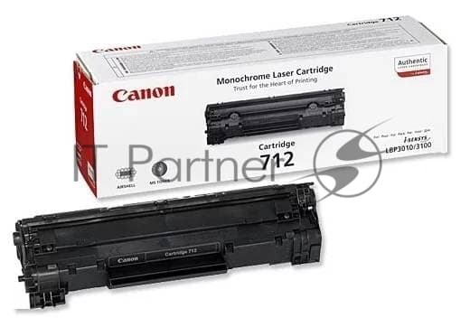 Картридж лазерный Canon Cartridge 712 (1870B002/1870A002) черный (1500 стр.) для Canon LBP-3010/3100