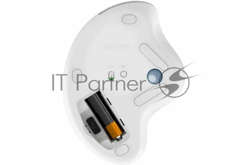 Мышь беспроводная (трекбол) Logitech ERGO M575S белый