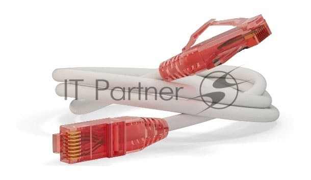 Кабельная сборка Hyperline PC-LPM-UTP-RJ45-RJ45-C5e-1M-LSZH-WH Патч-корд U/UTP, Cat.5e (100% Fluke Component Tested), LSZH, 1м, белый