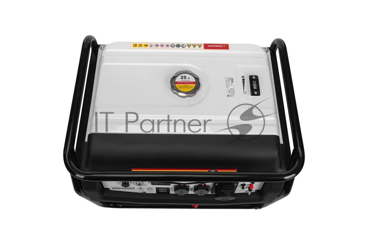 Kranz KR-16-1135 Генератор бензиновый KR5500EA, 5,5кВт, 230В, 25л, коннектор автоматики, электростартер