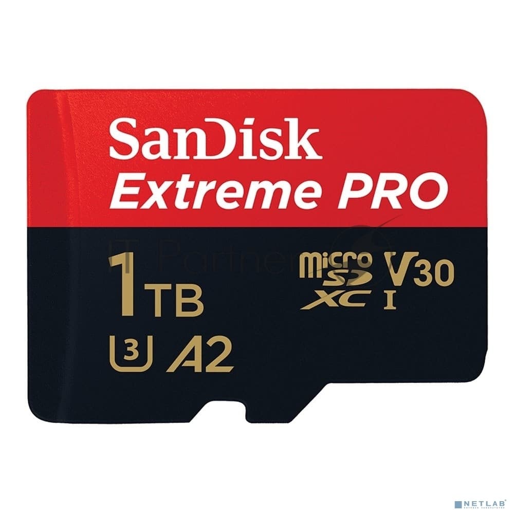 Карта памяти SanDisk Extreme Pro microSD UHS I Card 1TB for 4K Video on Smartphones Action Cams & Drones 200MB/s Read, 140MB/s Write