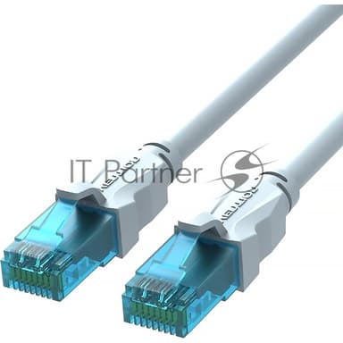 Патч-корд Vention прямой UTP cat.5е, RJ45 - 0,75м. Серый VAP-A10-S075