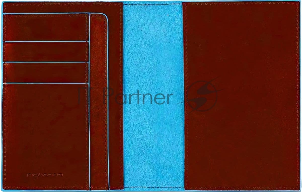 Обложка для паспорта Piquadro Blue Square PP1660B2/CU4 табачный натур.кожа