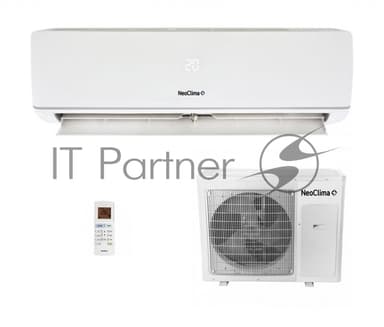 Кондиционер сплит-система Neoclima NS/NU-HAX12R 12000 BTU, 35 м², 33/42 дБ, охлаждение, обогрев, осушение, белый