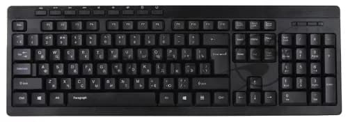 Клавиатура Qumo Paragraph K63 проводная, USB Type-A, чёрный