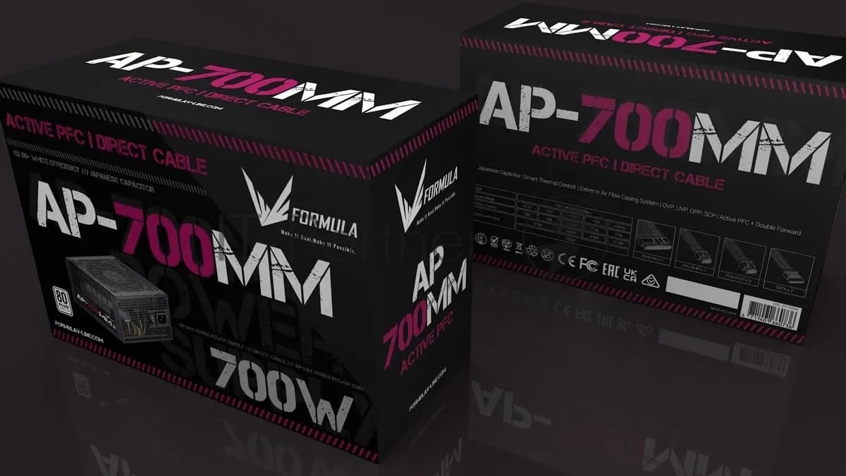 Блок питания Aerocool/Formula ATX 700W AP-700ММ 80 PLUS WHITE (20+4pin) APFC 120мм fan 6xSATA RTL