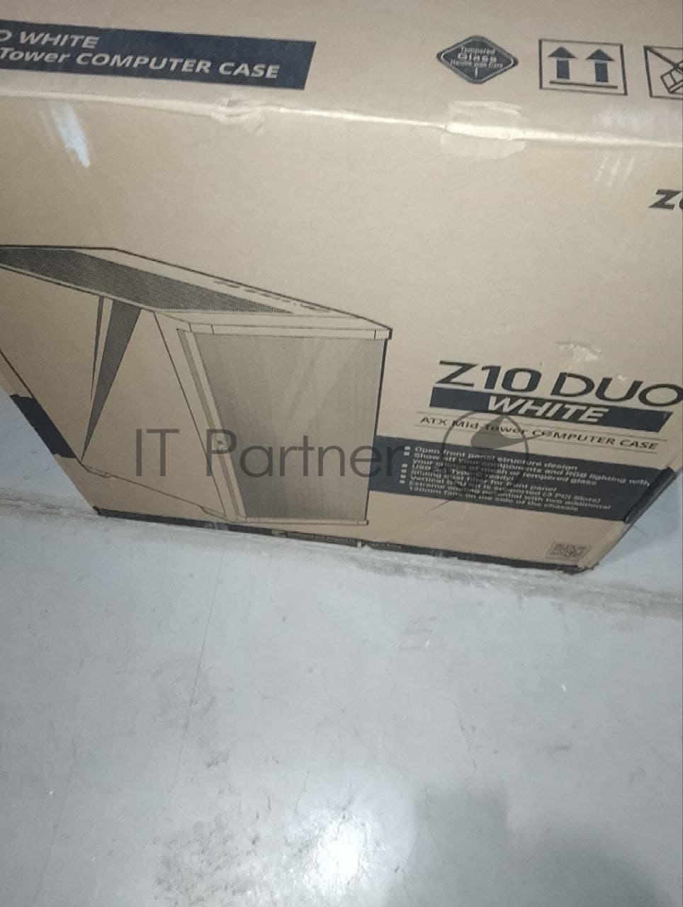 (Поврежденная упаковка) Корпус ZALMAN MidTower Z10 DUO White (ATX, без БП, 3xUSB3.2, 4x120mm ARGB) (Zalman Z10 DUO White)