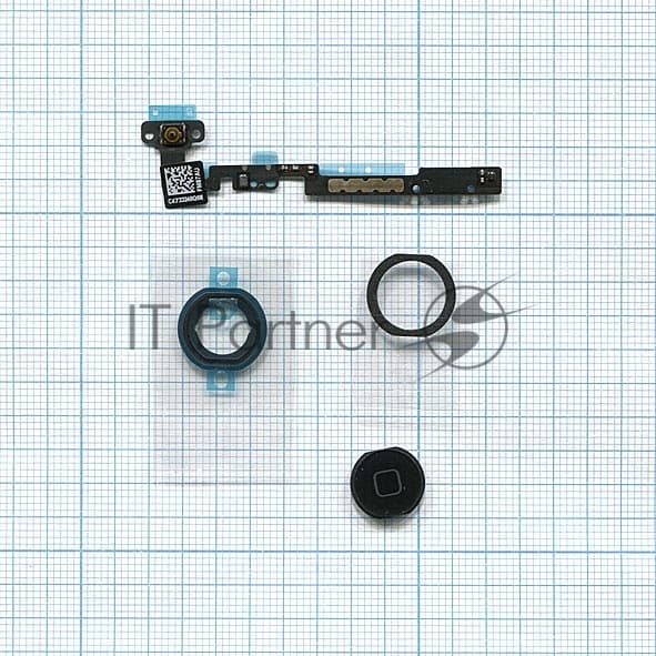 Шлейф кнопки Home для Apple iPad Mini черный