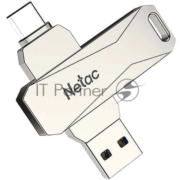 Флешка USB Netac U782C NT03U782C-128G-30PN dual USB 3.0+TypeC 128Gb, retail version