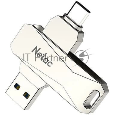 Флешка USB Netac U782C NT03U782C-032G-30PN dual USB 3.0+TypeC 32Gb, retail version