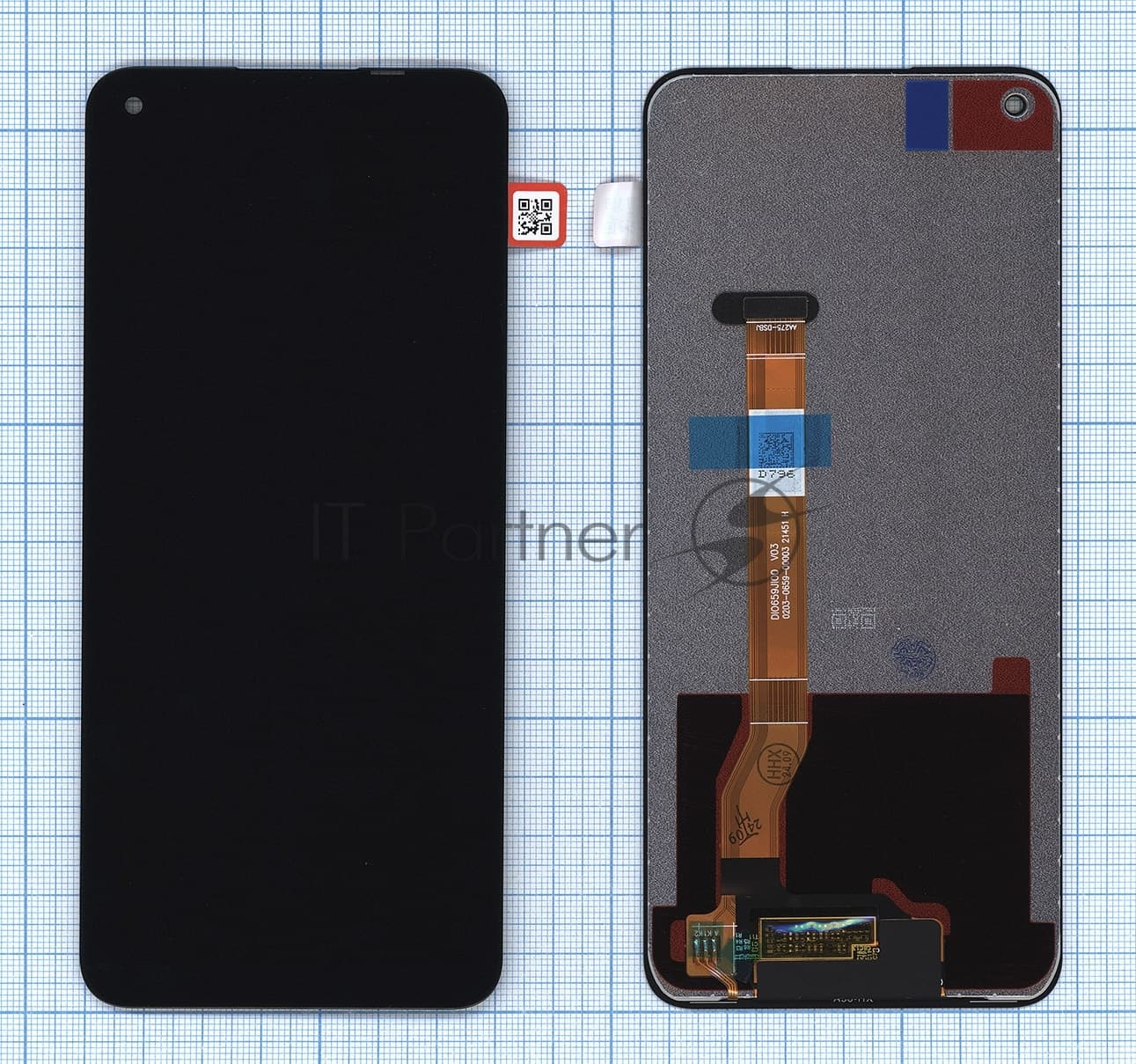 Дисплей для Realme 9 Pro 5G в сборе с тачскрином черный