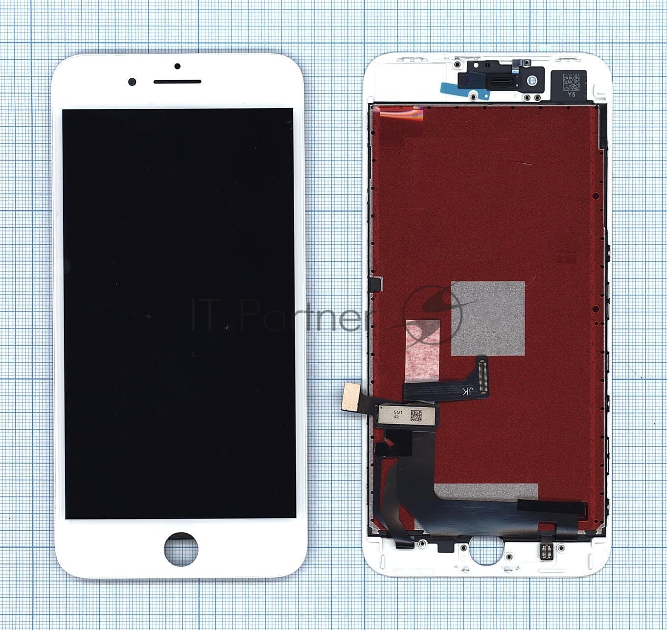 Дисплей для Apple iPhone 8 Plus в сборе с тачскрином (AAA) белый
