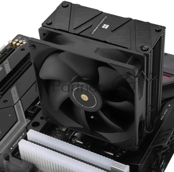 Устройство охлаждения(кулер) Thermalright Assassin Spirit 120 EVO Dark Soc-AM5/AM4/1200/1700/1851 черный 4-pin 27dB Al+Cu Ret (AS120-EVO-DARK)
