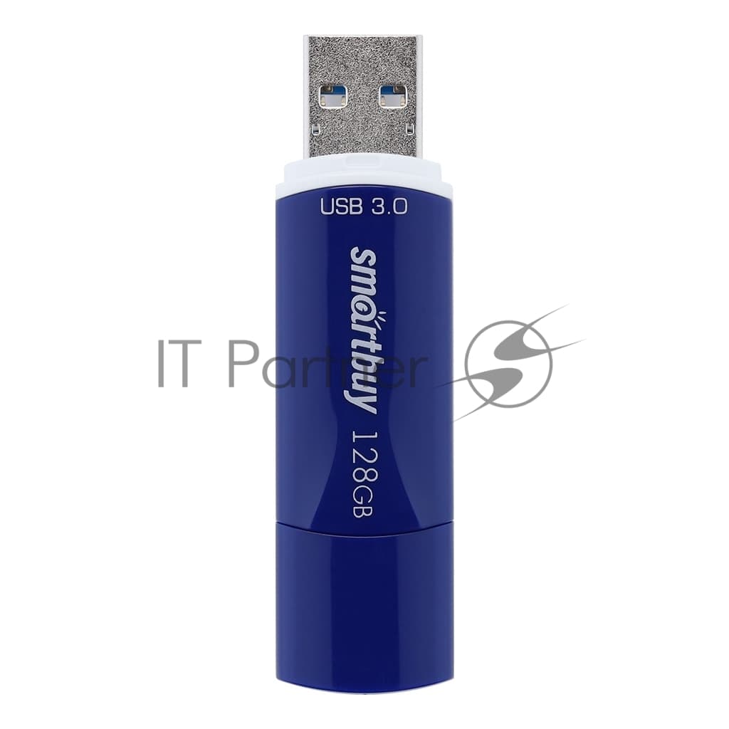Флешка USB Smartbuy CROWN BLUE (SB128GbCRW-Bl), 128Gb, USB 3.0, R/W 75/25, синий