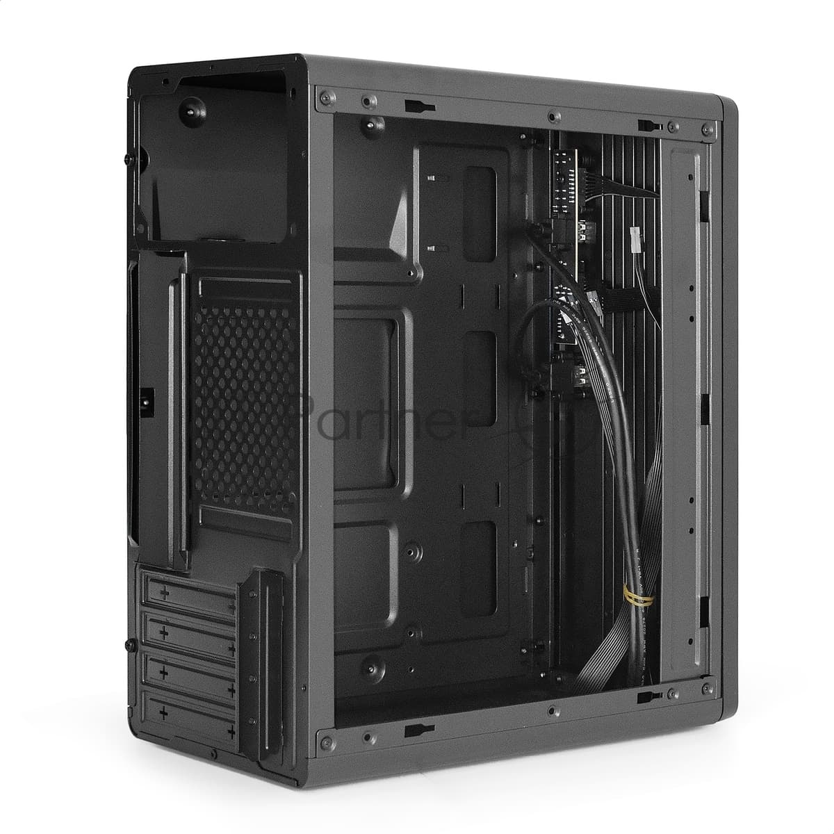 Корпус ExeGate BAA-503U2-UNS350, Mini-Tower, чёрный, 1 x 80/90 мм, БП 350 Вт