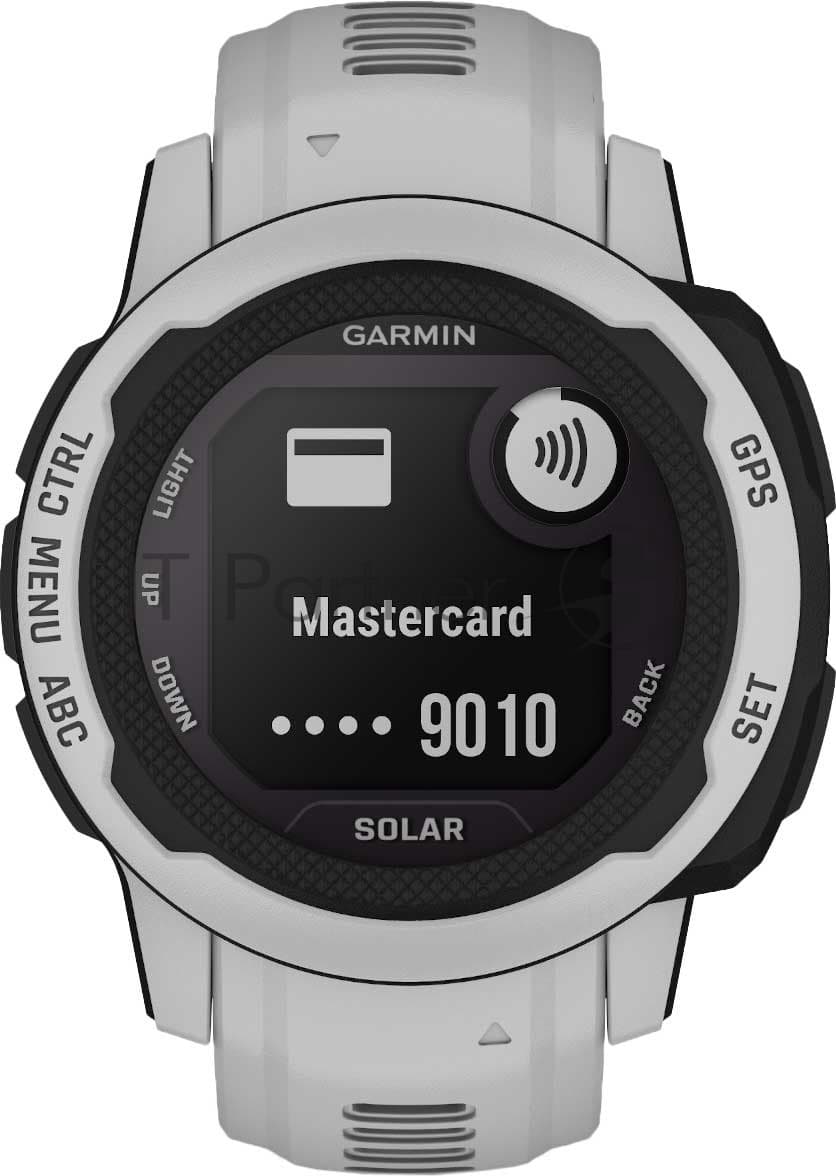 Умные часы Garmin Instinct 2S Solar Surf Edition Ericeira, 0.79" PMOLED, Wi-Fi, Bluetooth 4.2, NFC, IP68, черный / серый