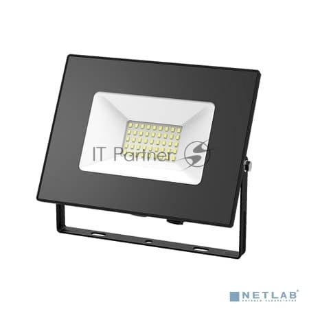 Прожектор светодиодный GAUSS 613527170 LED 70W 4450lm IP65 3000К черный 1/24